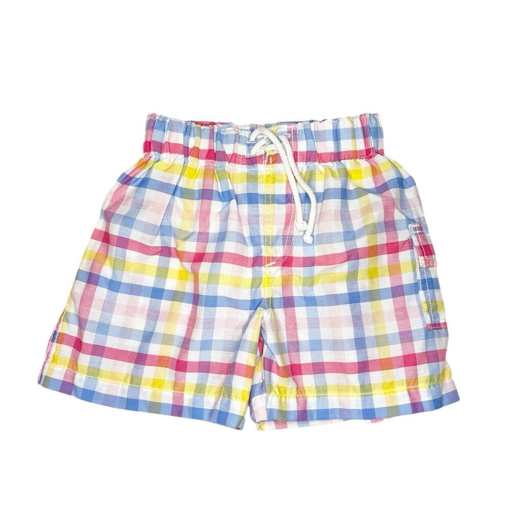 Jacadi Checkered Swim Trunks Size 4